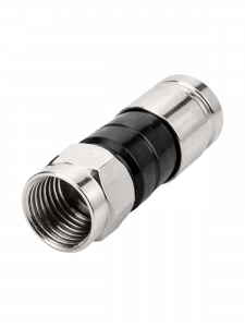 Орбита OT-AVT17 штекер F компрессионный-обжимной (RG-6 резин.кольцо) (УПАКОВКА 50ШТ)